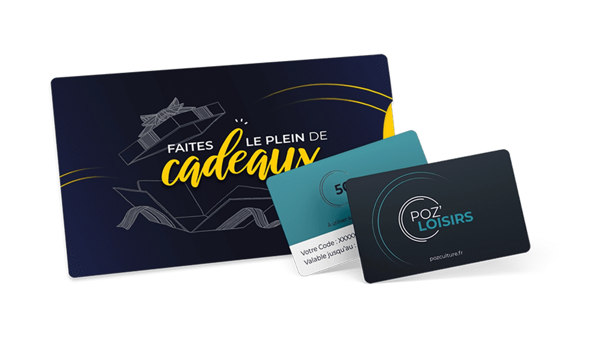 Pozeo article offrir un Chèque cadeau à vos clients