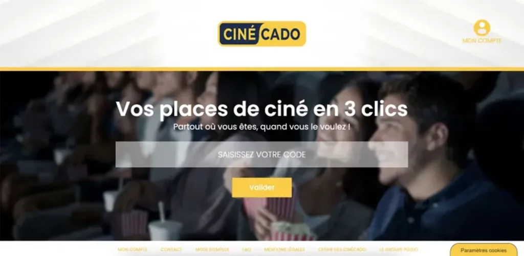Pozeo espaces beneficiaire cinema cinecado