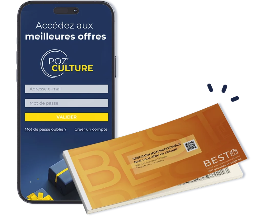 Cheque culture Pozeo visuel Best telephone cheque