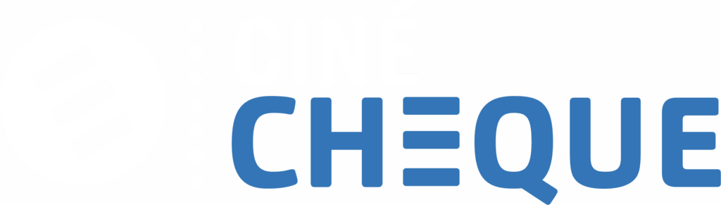 Logo Cinéchèque, Offrez les émotions du cinéma