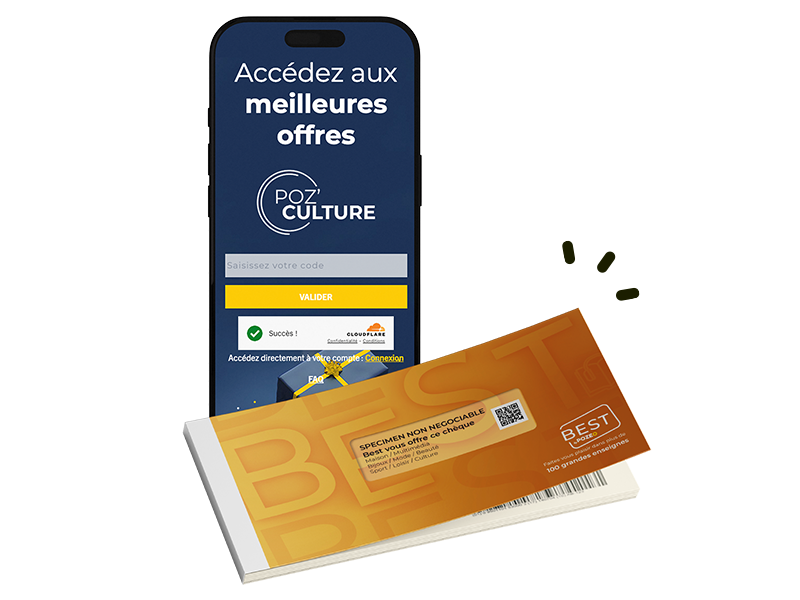 Chèque culture Poz'Culture & Best by Pozeo