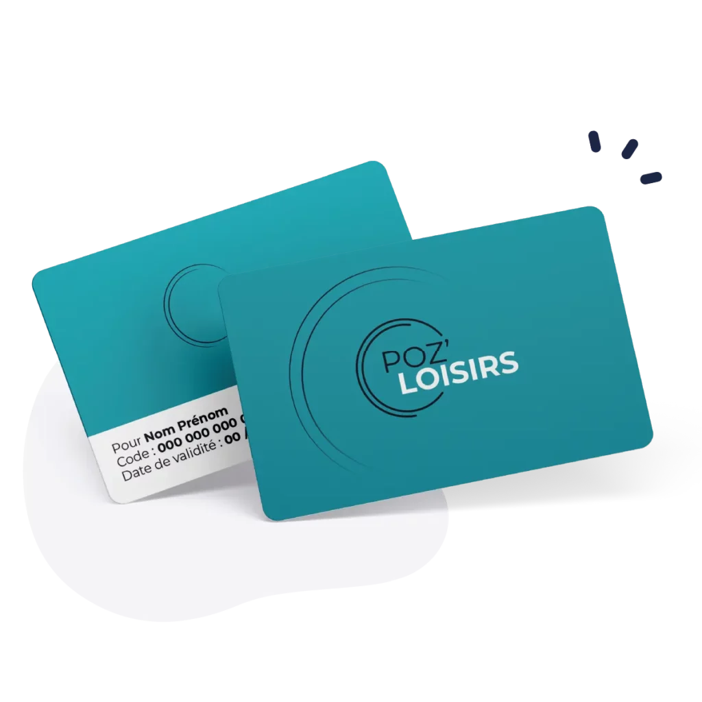 Pozeo Poz'Loisirs carte cadeau