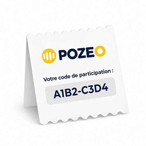 Grand Jeu POZEO illustration code unique